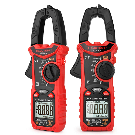 HT206A Digital Clamp Meter AC Current Voltage view 2