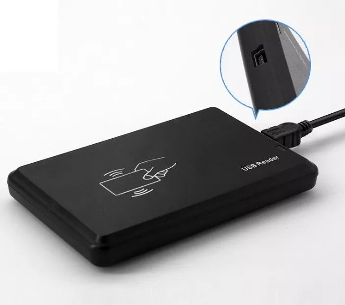 USB 125KHZ RFID ID Card Tag Reader For TK4100/EM4100/EM4200/EM4305/T5577 view 2