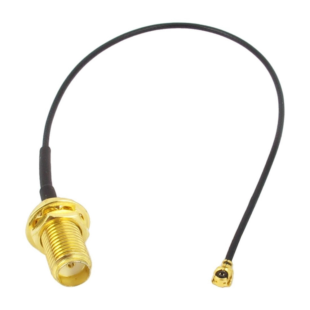 IPEX to RP SMA female (male pin) RF pigtail jumper cable