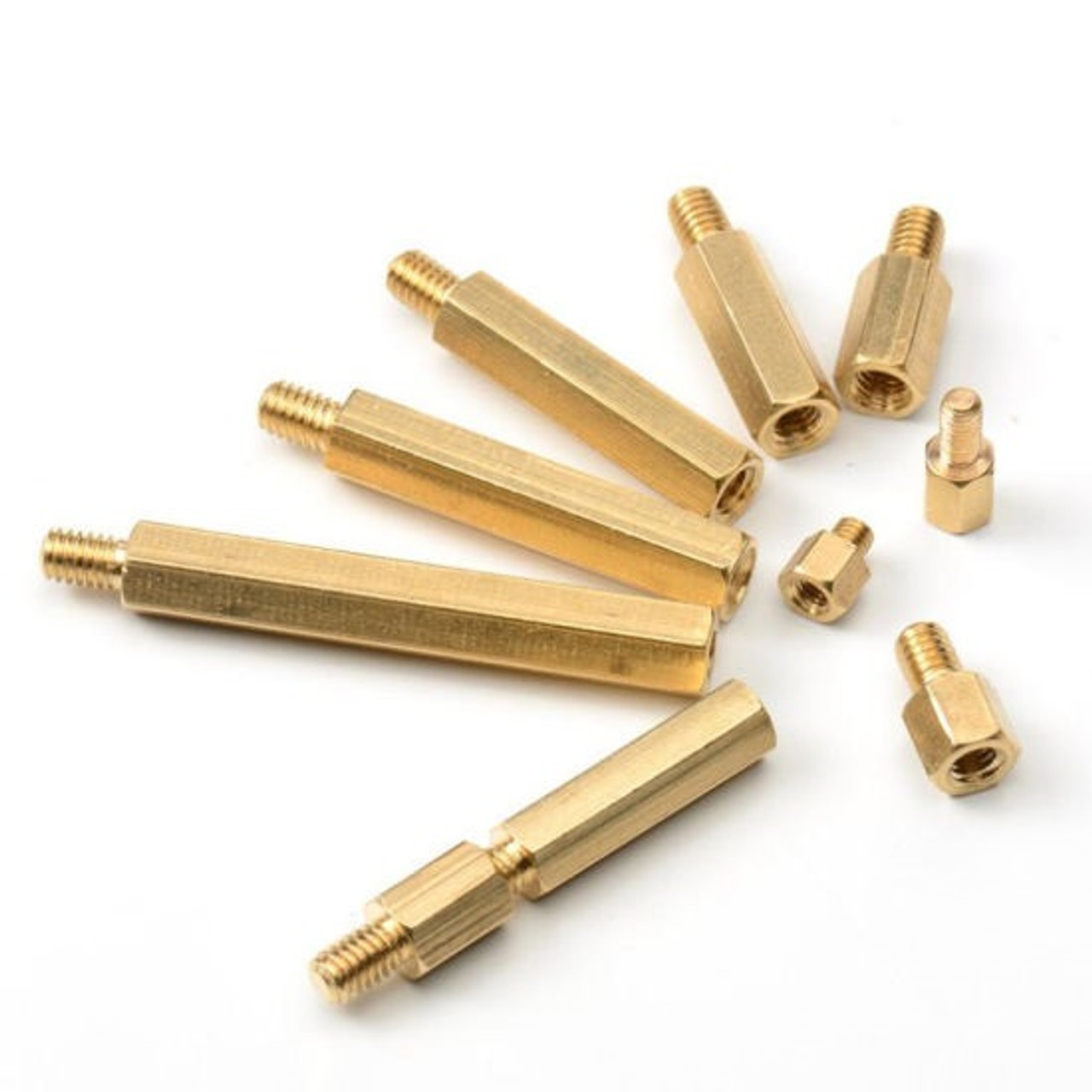 M3 Hexagon Single Head Copper Stud and Screw Nut