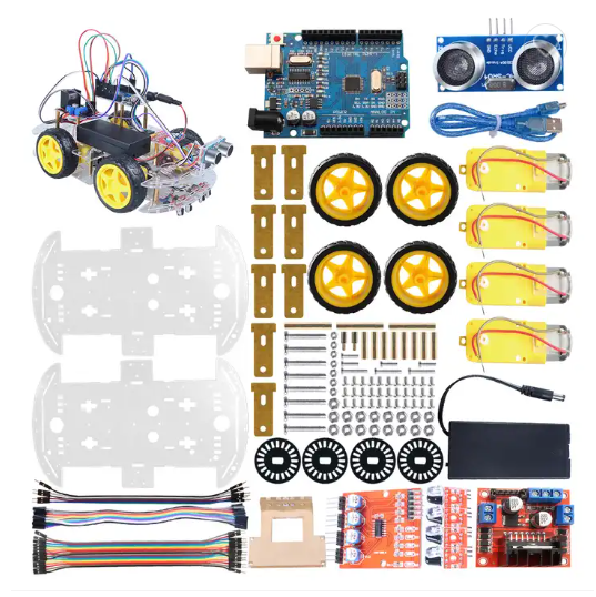NKT0041 4WD Car Robotic Kit Education DIY For School Children view 2