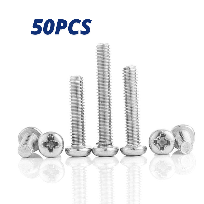 M3*30 50PCS Stainless Steel Long Screw