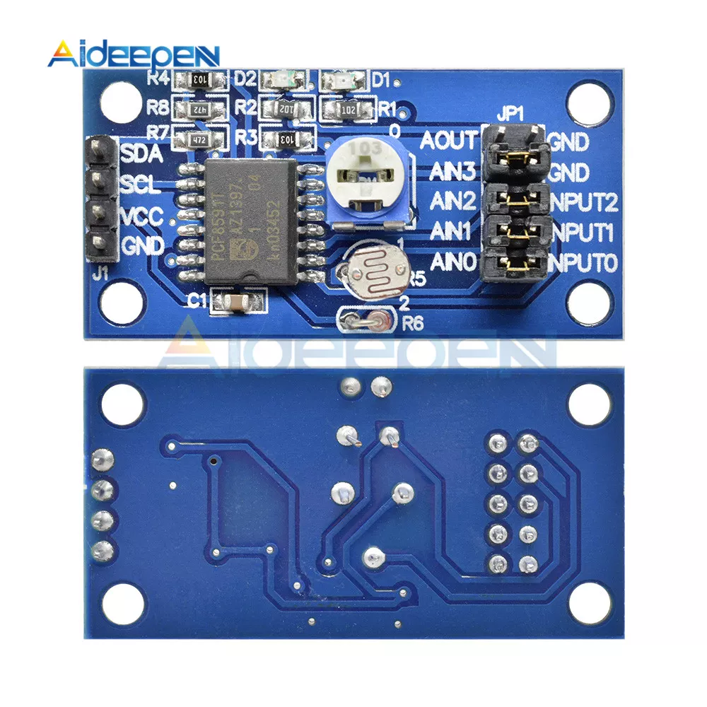PCF8591 AD/DA Analog-To-Digital /Digital-to-Analog Converter view 2