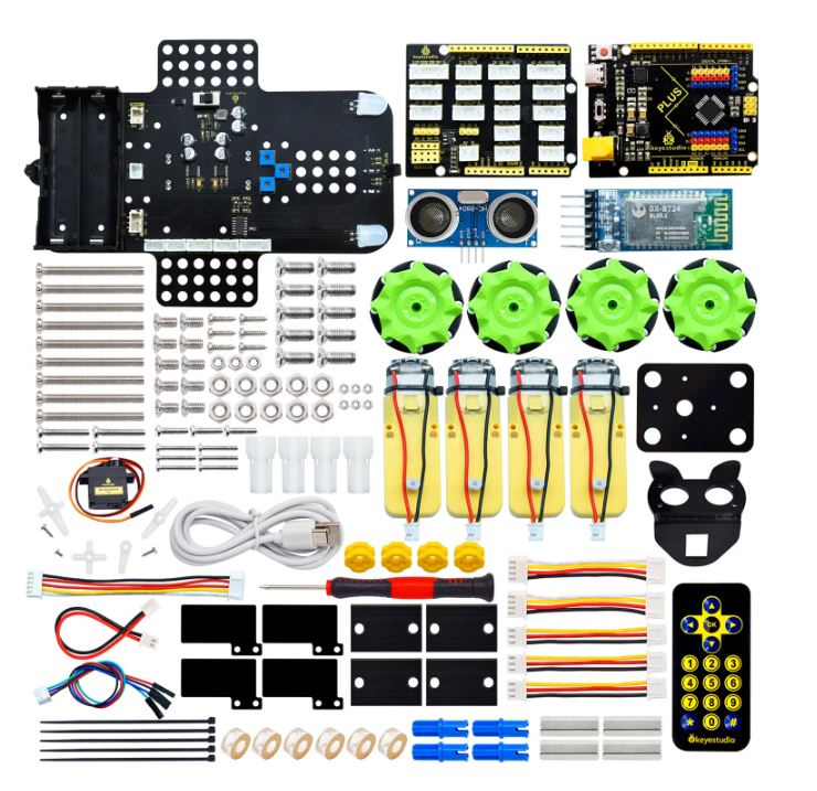 Keyestudio 4WD Mecanum Robot Car For Arduino STEM Smart Kit view 4