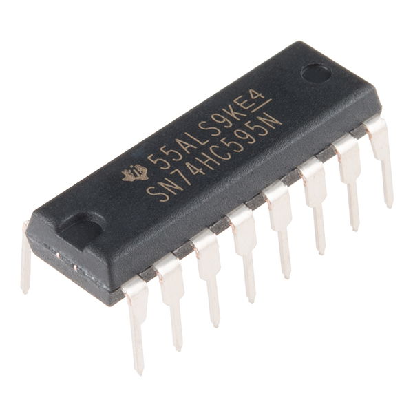 SN74HC595N 8 Bit Shift Register