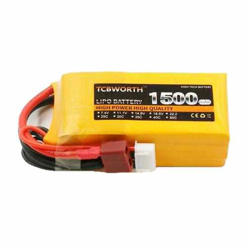 3S 11.1V 1500mAh 60C Lipo Battery