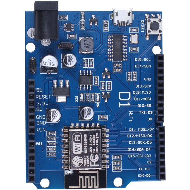 WeMos D1 Wi-Fi Uno based ESP8266 shield view 2