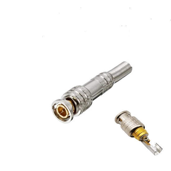 Screw type BNC connector Male view 2