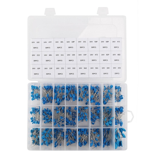 1KV 1000V 10PF-821PF  Assorted Kit  Ceramic Capacitors