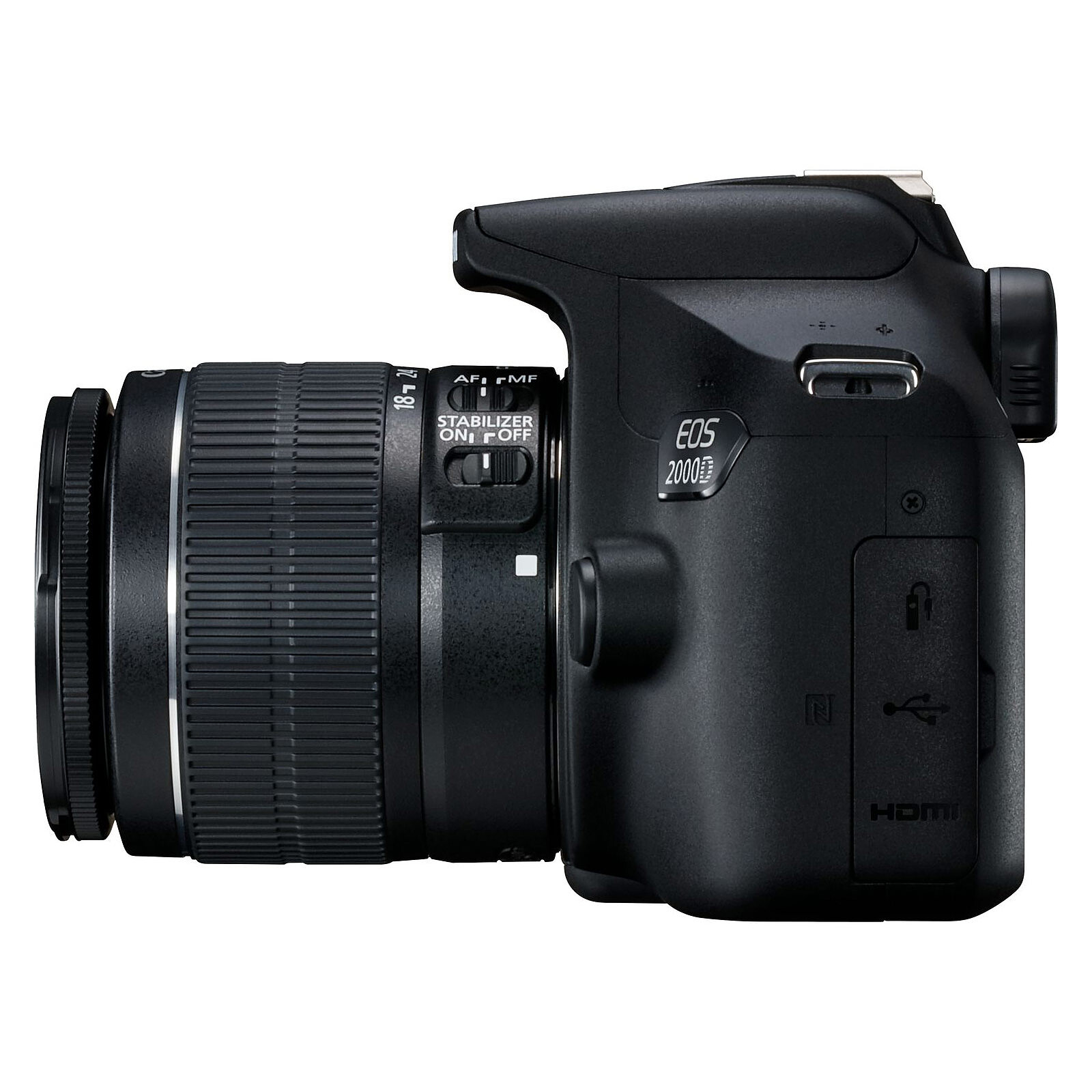 Canon Eos 2000D DSLR Camera view 3