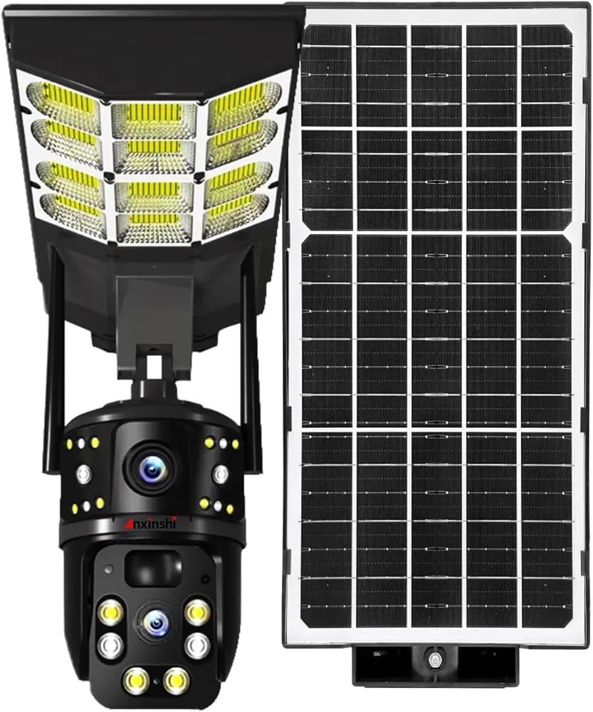 4G Solar 3-IN-1 Street Light Security Camera view 3