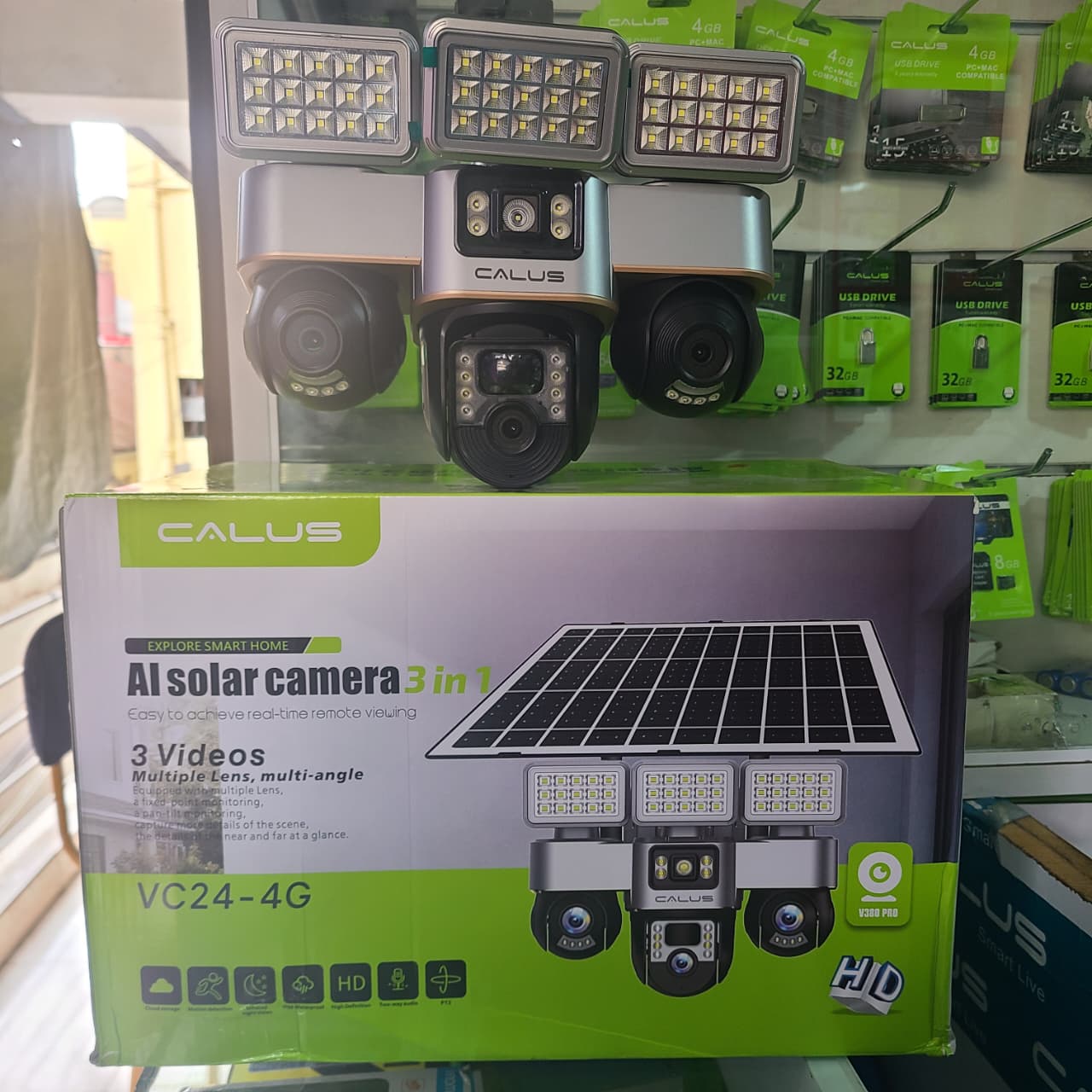 Calus AI Solar VC24 – 4G Security Camera view 2