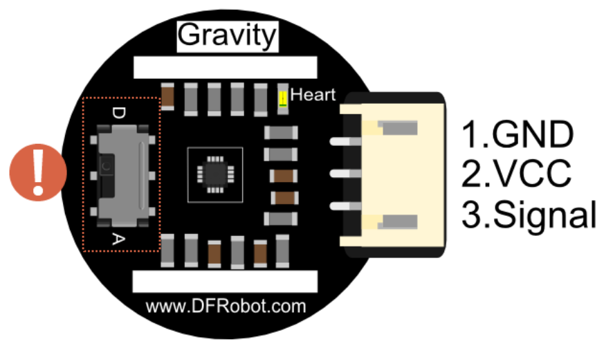 Gravity Heart Rate Monitor Sensor for Arduino