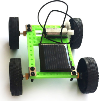 DIY Solar Powered Car Simple Model Science Toy - STS Electronic Components Kigali