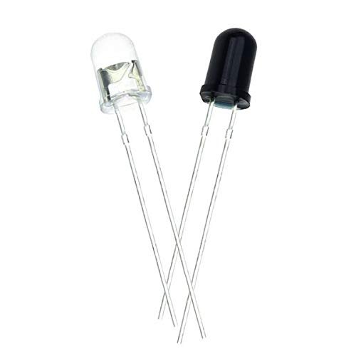 5mm IR Infrared LED Pair Receiver Transmitter Photo Diode RX and  Photo Transistor TX