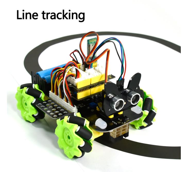 Keyestudio 4WD Mecanum Robot Car For Arduino STEM Smart Kit view 3