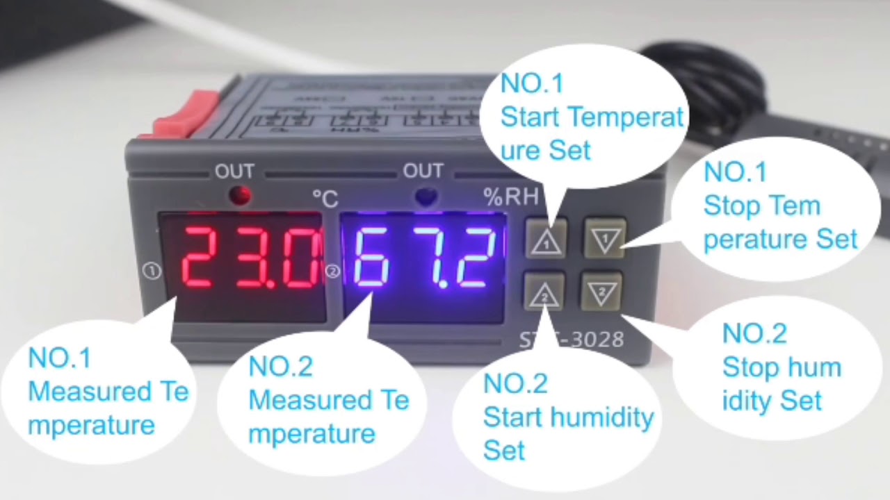 AC 220V STC-3028 Digital Temperature Controller view 2