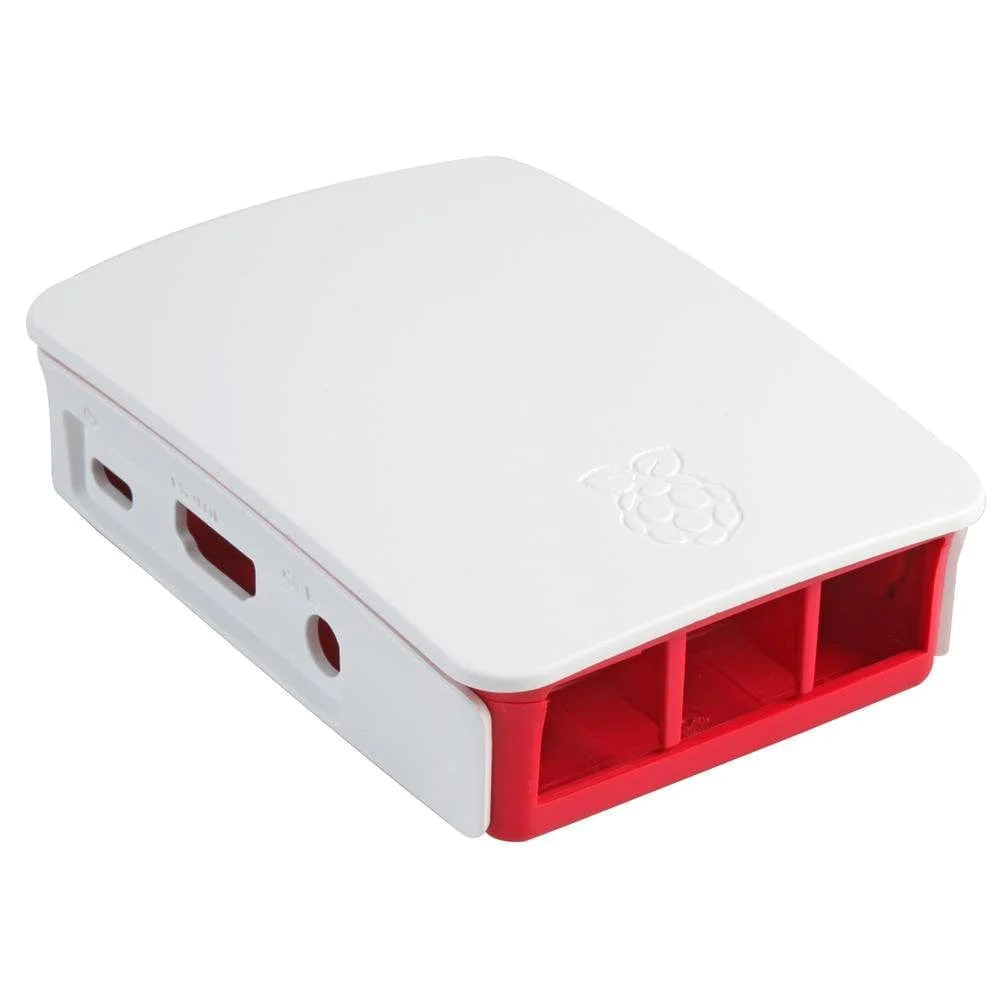 Official Raspberry pi 3 Case-white/Red