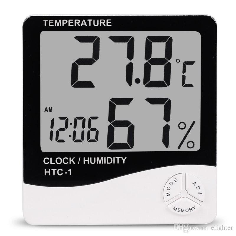 HTC-1 Alarm Clock Digital Temperature &amp; Humidity