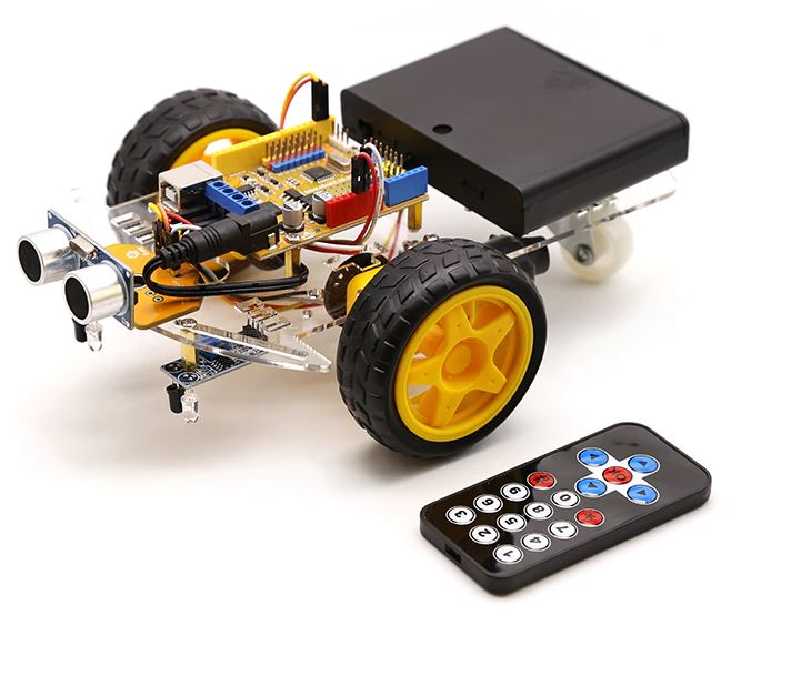 Cheapest Graphical Programming Smart Car Mixly Kit Stem Maker Teaching Aid Compatible With Arduino Robot Diy Toy Parts view 2