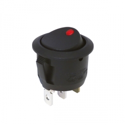 3 Pins Round ON/OFF Rocker Push Button