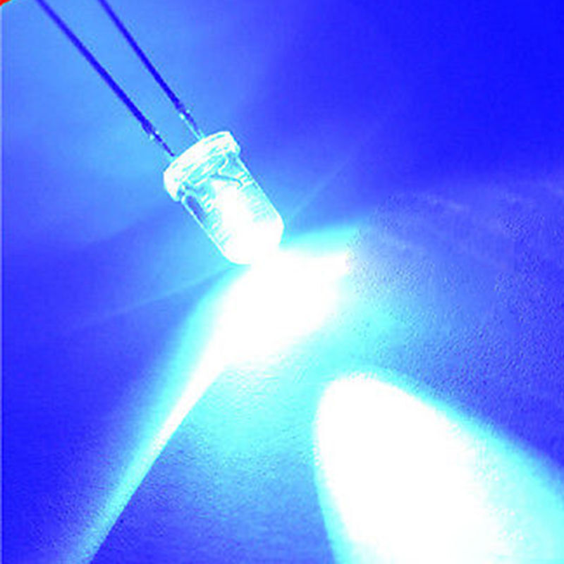 Transparent 5mm Round LED Diode Blue