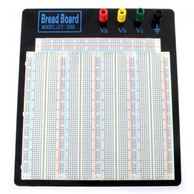 ZY-208 3220pts Breadboard (by 4pcs 830pts MB-102)