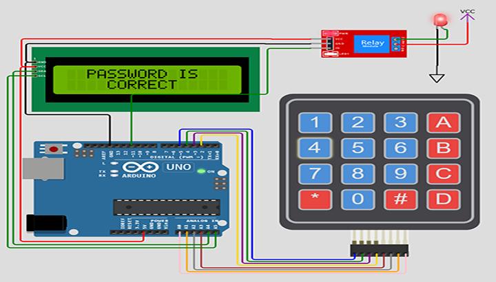 Password based Circuit Breaker using microcontroller - arduino - STS Project Implementation