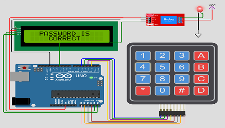 Password based Circuit Breaker using microcontroller - arduino