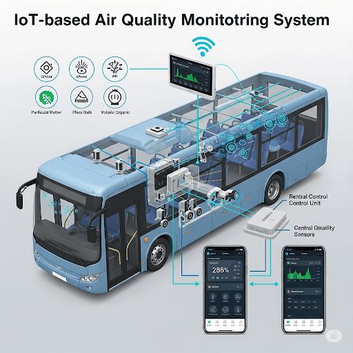 IoT-based Air Quality Monitoring System in Public Transport - STS Project Idea