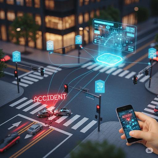 Accident Detection Based On IoT - STS Project Implementation