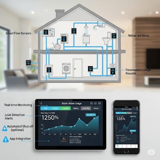 household water consumption management system - IoT based project - STS Project