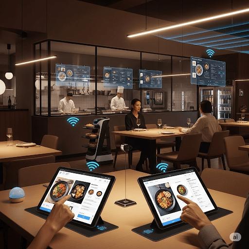 Smart restaurant IOT based application - STS Project