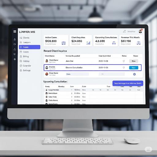 ONLINE LAWYERS SERVICES Management Information system - STS Project