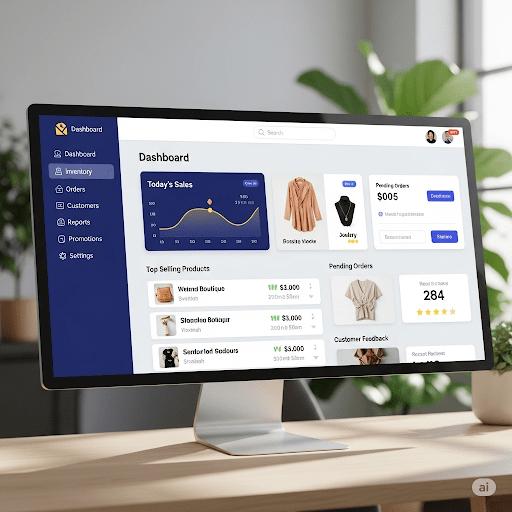 Boutique Management System project - web-based project - STS Project Implementation