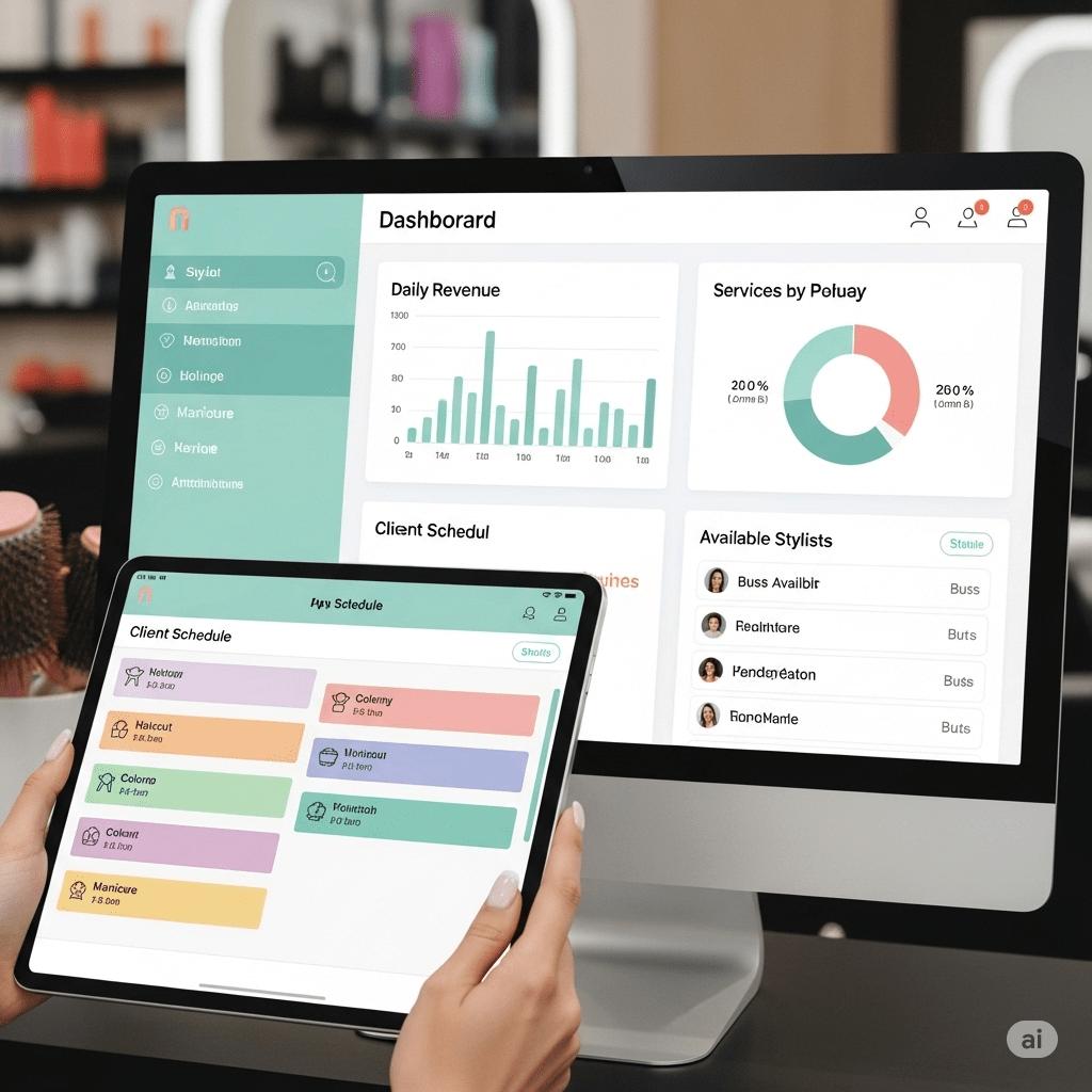 Salon management System Php project - STS Project Implementation