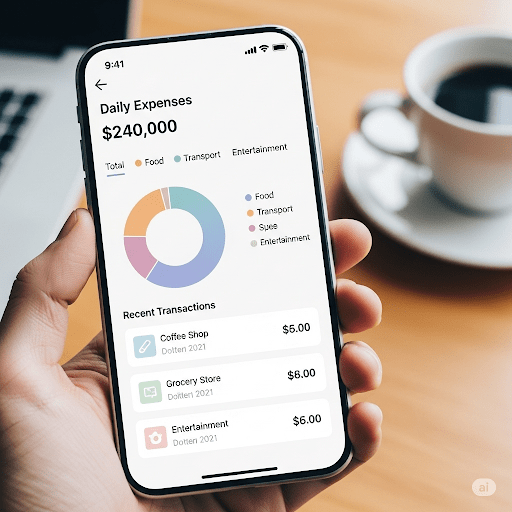 Daily Expense Tracker System Php project