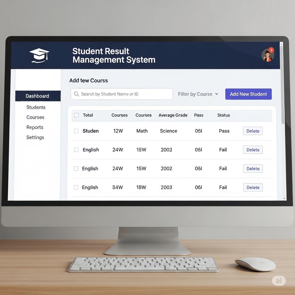 Student Result Management System - web development - STS Project