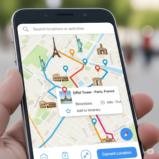TOURIST GUIDANCE MAP ANDROID