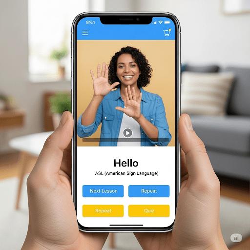 Sign language teaching App - Mobile Application - STS Project