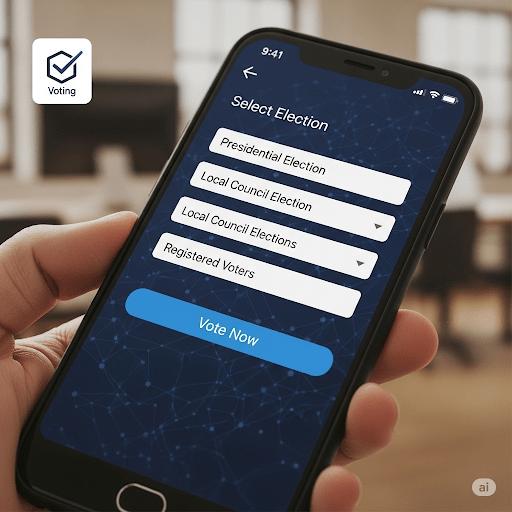 ANDROID E-VOTING Mobile Application project - STS Project Implementation