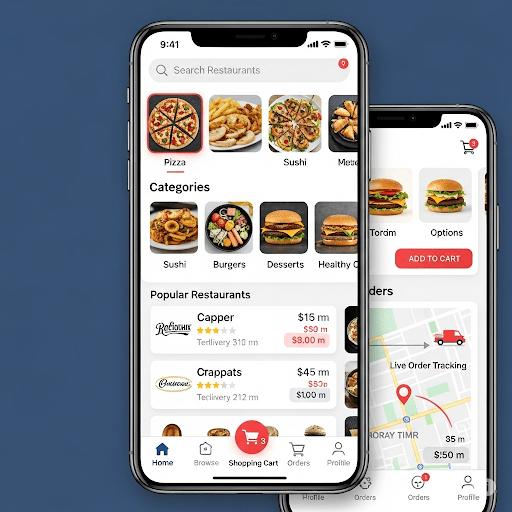 Multi Restaurant Food Ordering and Management System - STS Project