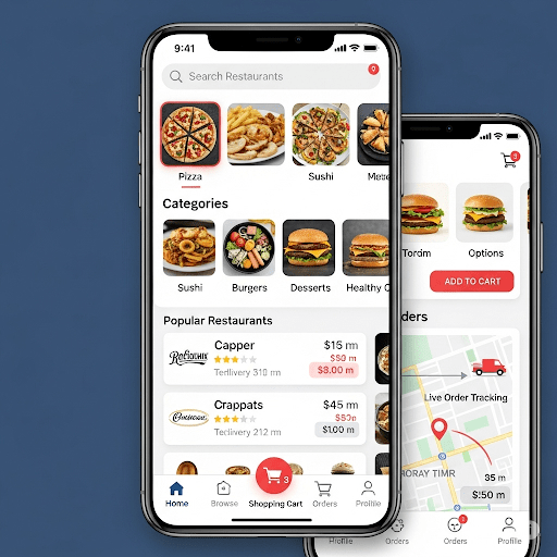 Multi Restaurant Food Ordering and Management System