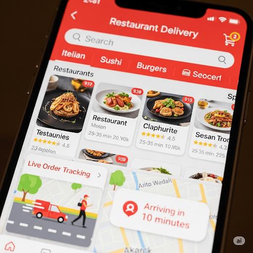 Restaurant Or Food Delivery App - STS Project Implementation
