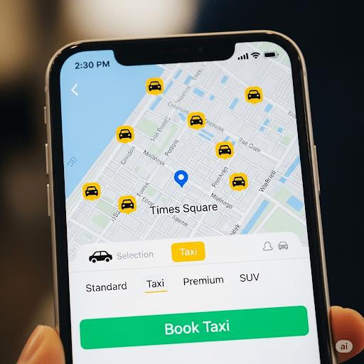 Taxi Booking App - STS Project Implementation