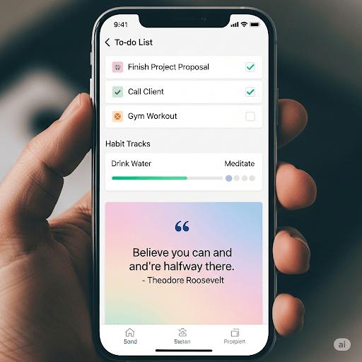 Productivity And Motivation App - STS Project Implementation
