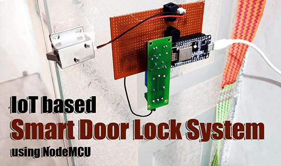 Smart door lock system- IOT-based  project
